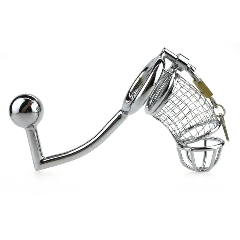0218M  The Ultimate Control Chastity Cage & Plug System