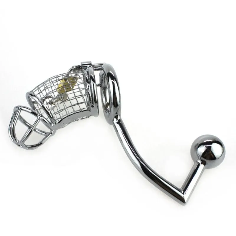 0218M  The Ultimate Control Chastity Cage & Plug System