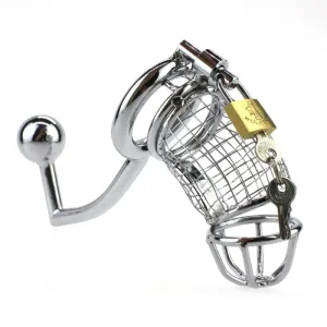 0218M  The Ultimate Control Chastity Cage & Plug System