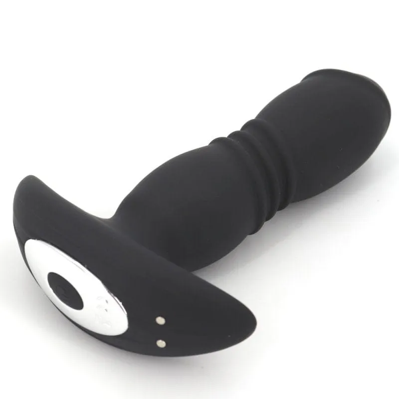 0343M  3 Thrusting   7 Vibration Functions Anal Dildo with App Remote Control
