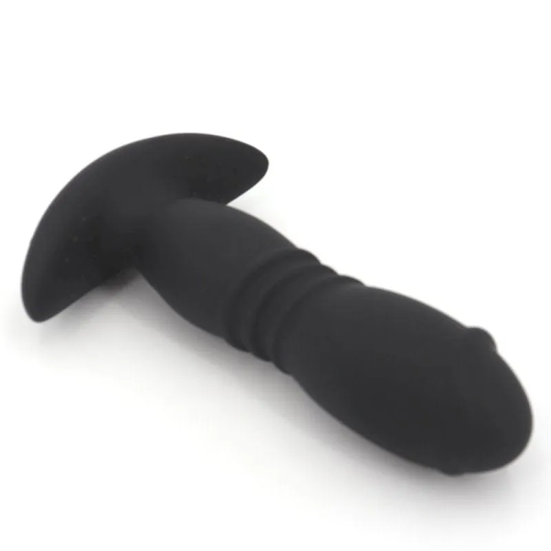 0343M  3 Thrusting   7 Vibration Functions Anal Dildo with App Remote Control