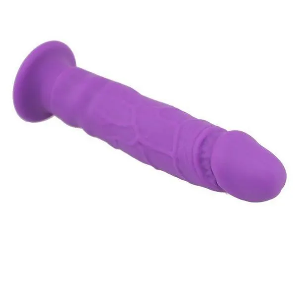 0405M-SIS      Pretty Sissy Purple Softy Real Feel Realistically Shaped Dildo