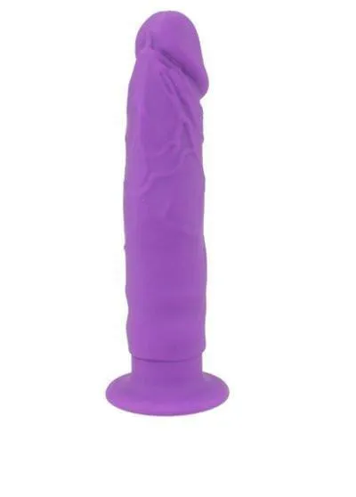 0405M-SIS      Pretty Sissy Purple Softy Real Feel Realistically Shaped Dildo