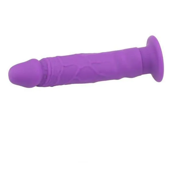 0405M-SIS      Pretty Sissy Purple Softy Real Feel Realistically Shaped Dildo