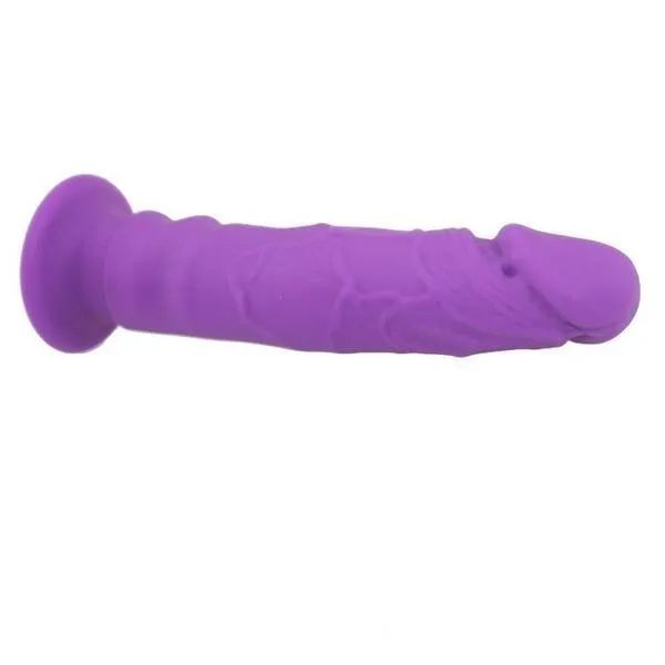 0405M-SIS      Pretty Sissy Purple Softy Real Feel Realistically Shaped Dildo