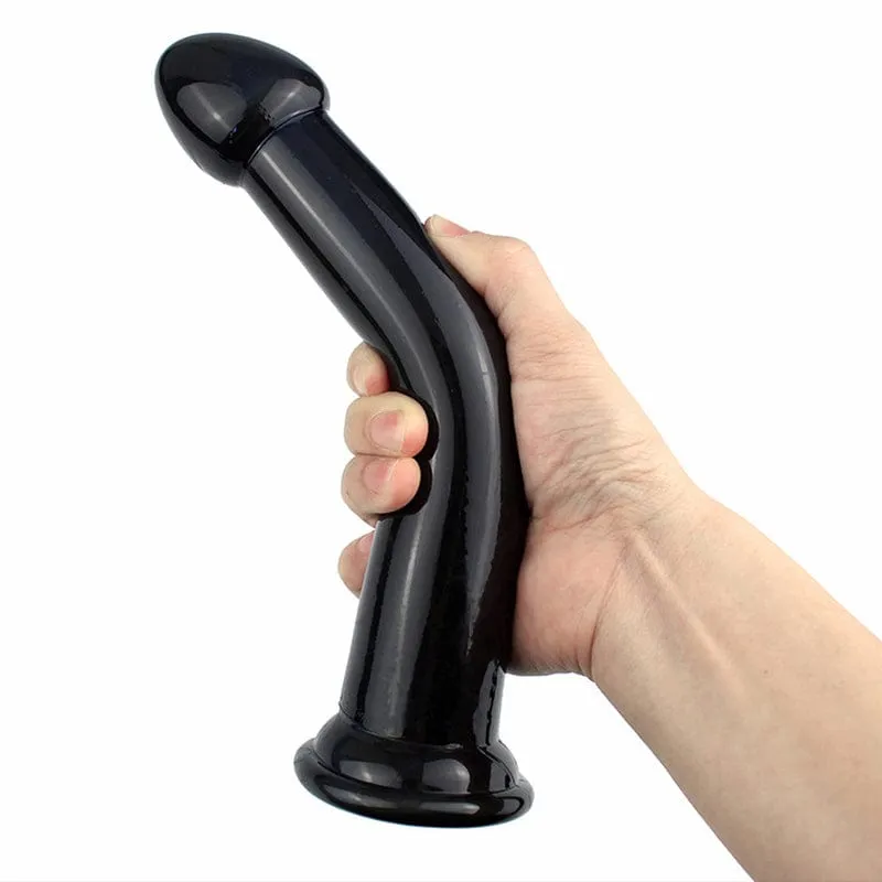 0439M  Crystal Suction Cup Base Anal Dildo