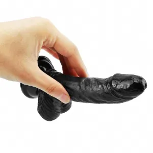 0458M  Mini Lifelike Suction Cup Dildo With Balls