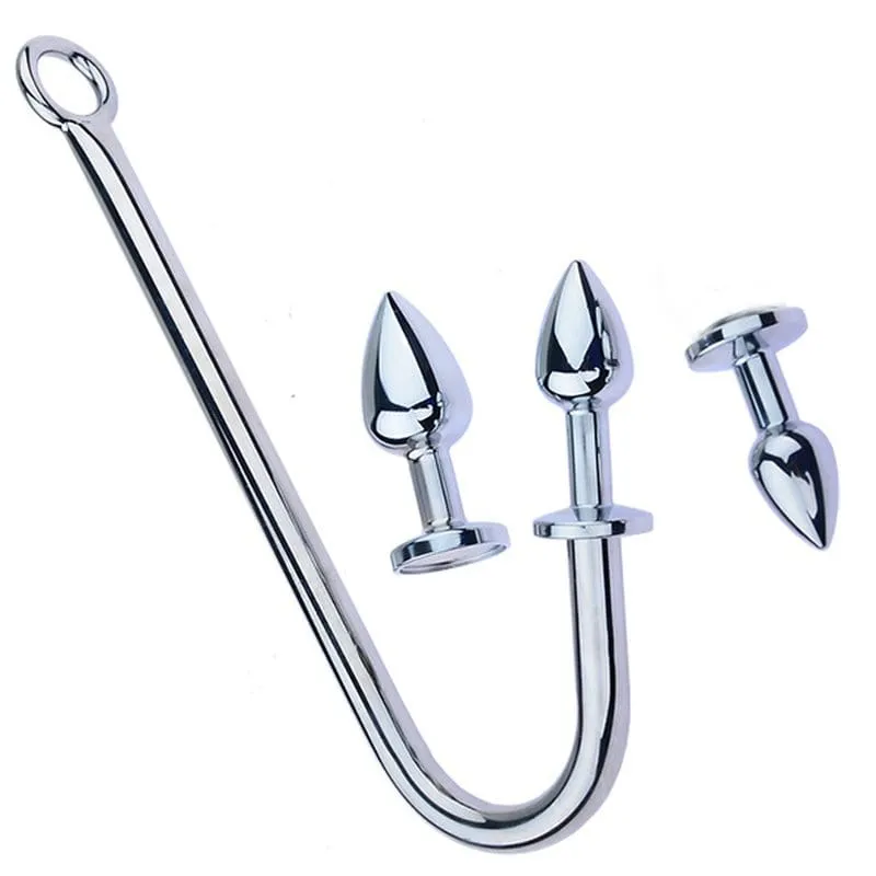 0478M  Steel Anal Hook with 3 Interchangeable Plugs