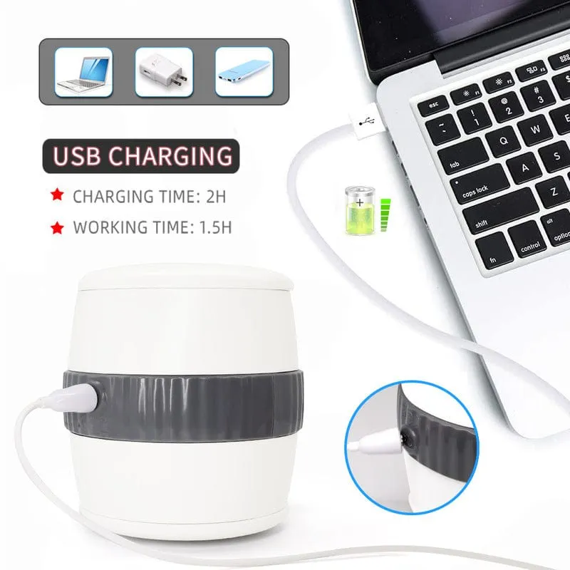 0569M  12 Function Rechargeable Waterproof Stroking Male Masturbation Device