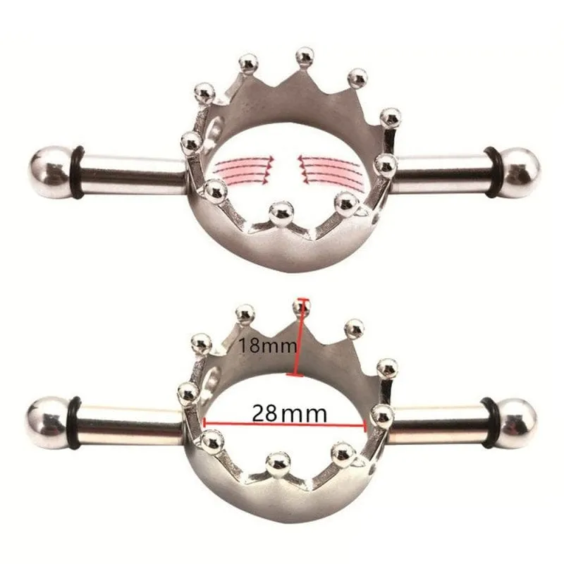 0575M  Crown Magnetic Sheild Nipple Clamps