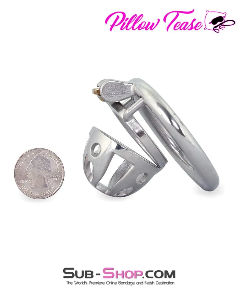 0717M      Mini Basket Steel Cock Cage Chastity Device