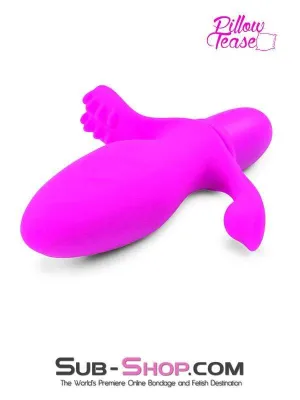 1513M-SIS      Pink Sissy Floozy 10 Function Silicone Anal Vibrator with Perineum Stimulator