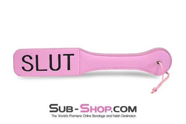 1528DL-SIS      Sissy SLUT Princess Pink Paddle