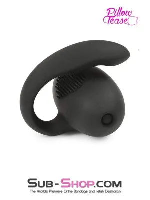 1655M-SIS      Sissy Boy Perineum Stimulator Silicone Egg Vibrator with Mini Anal Probe