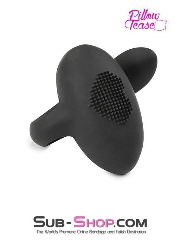 1655M-SIS      Sissy Boy Perineum Stimulator Silicone Egg Vibrator with Mini Anal Probe