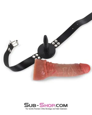 1827DL  Wearable Dildo and Black Strap for Strap On Play