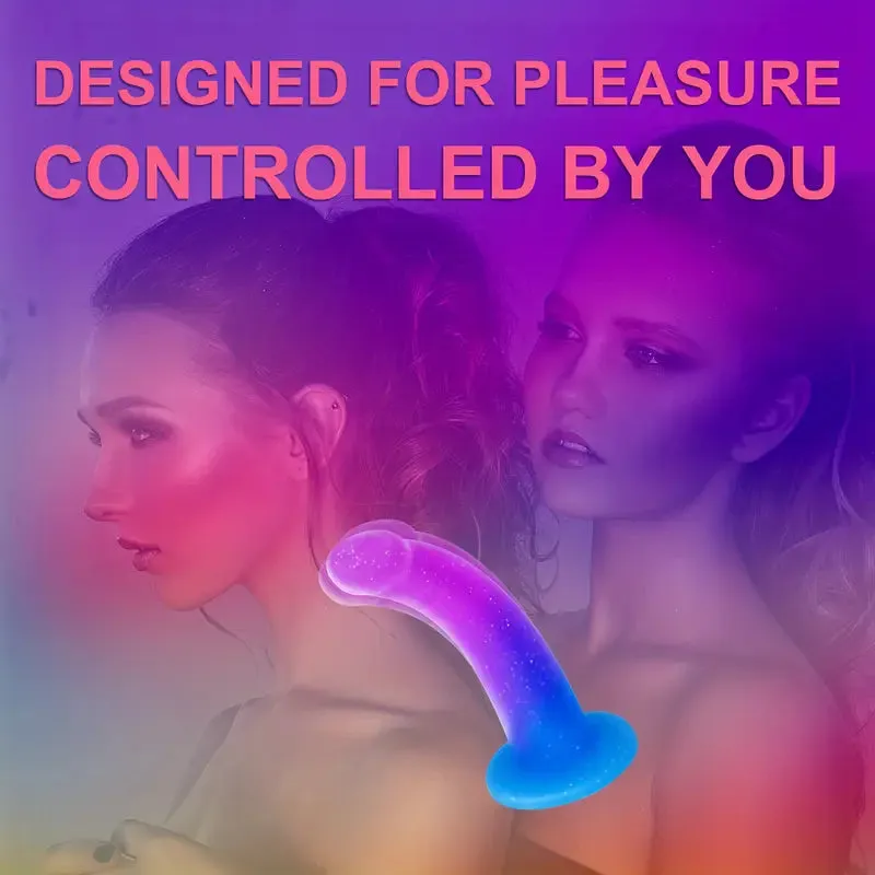 5.5 Soft Silicone Dildo Flexible Anal Plug With Suction Cup For Hands-Free