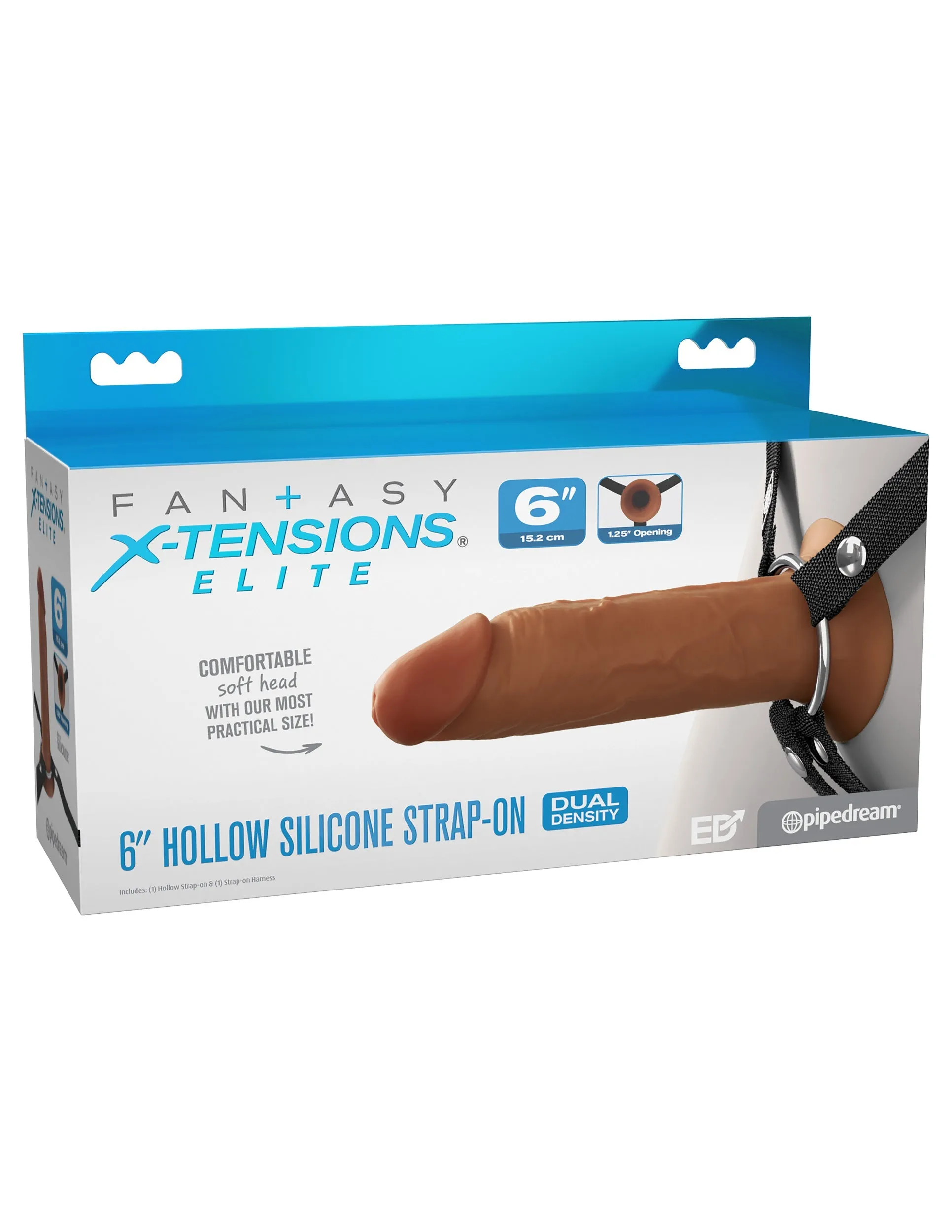 6 Hollow Silicone Strap-On™