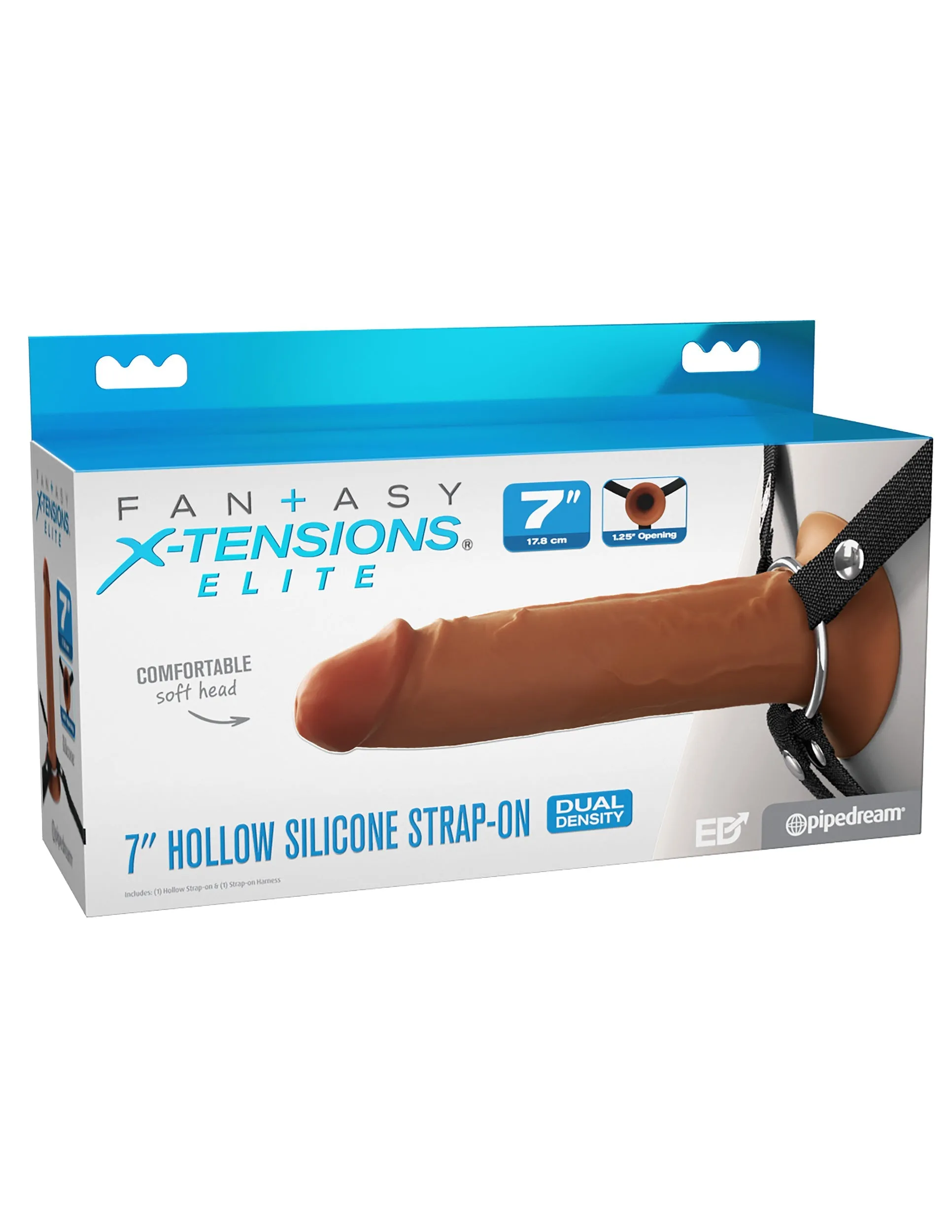 7 Hollow Silicone Strap-On™