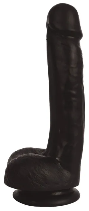7 Slim Dildo With Balls - Midnight