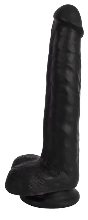 8 Slim Dildo With Balls - Midnight