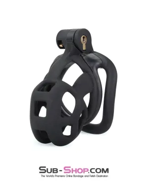 8883M      Chastity Games Locking Cock Cage. Medium Length