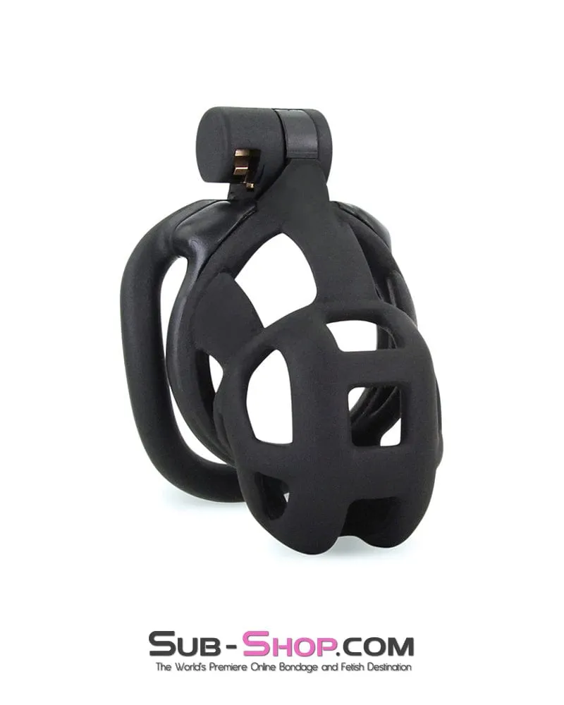 8883M      Chastity Games Locking Cock Cage. Medium Length