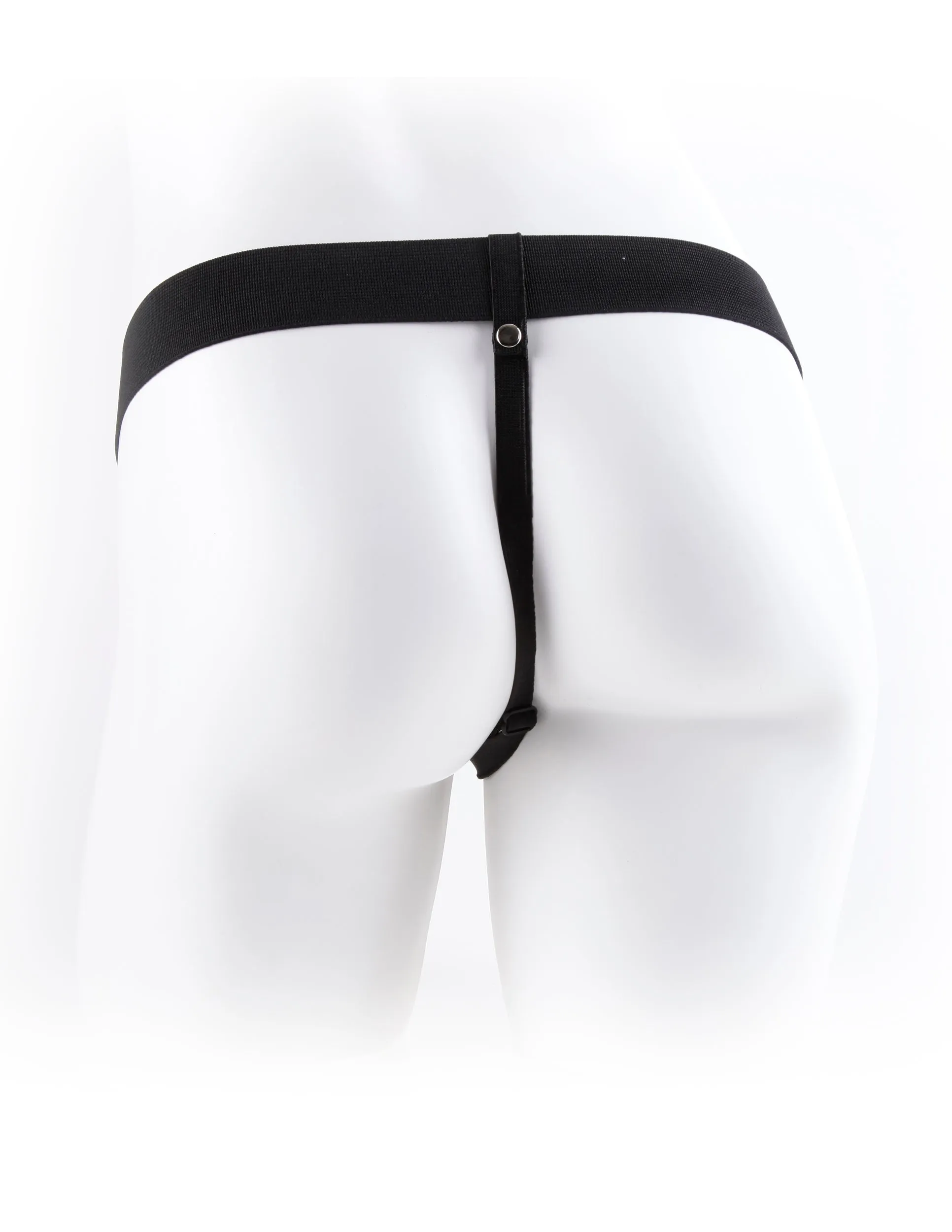 9 Vibrating Hollow Strap-On with Balls