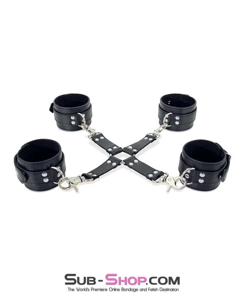 9092M      Hogtie and Bondage Sex Position 5 Pc. Restraint System