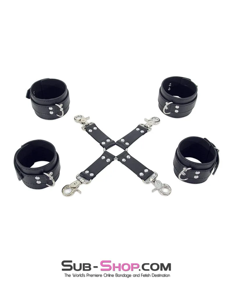 9092M      Hogtie and Bondage Sex Position 5 Pc. Restraint System