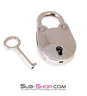 9728K      Jailer's Mini Padlock. Chrome