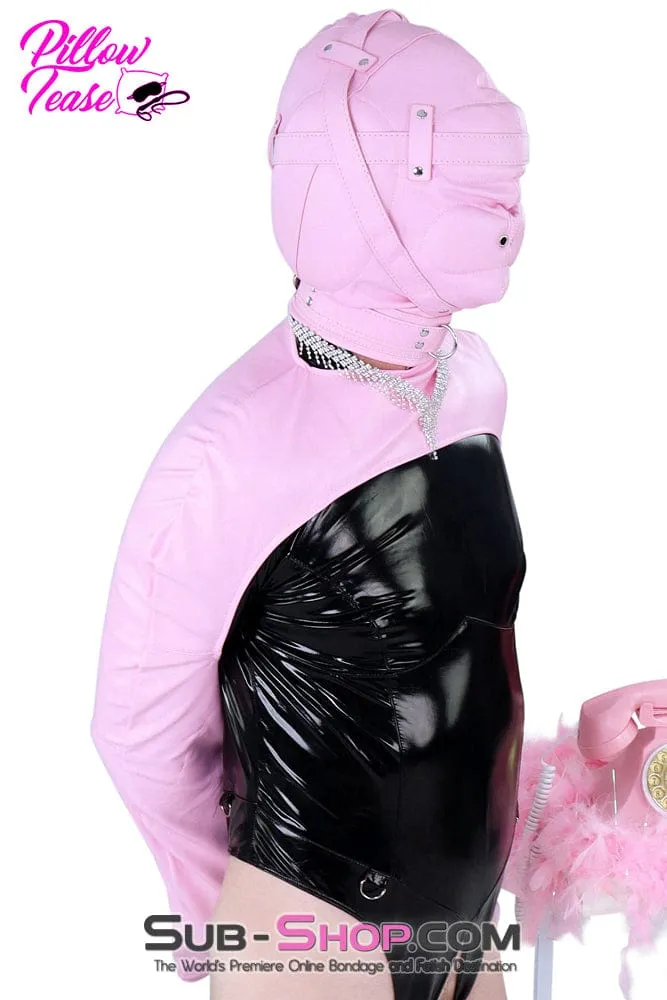 9787DL      Zippered Armbinder Top. Princess Pink