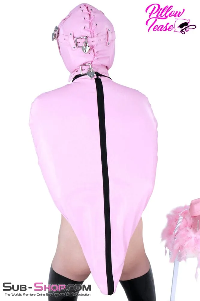 9787DL      Zippered Armbinder Top. Princess Pink