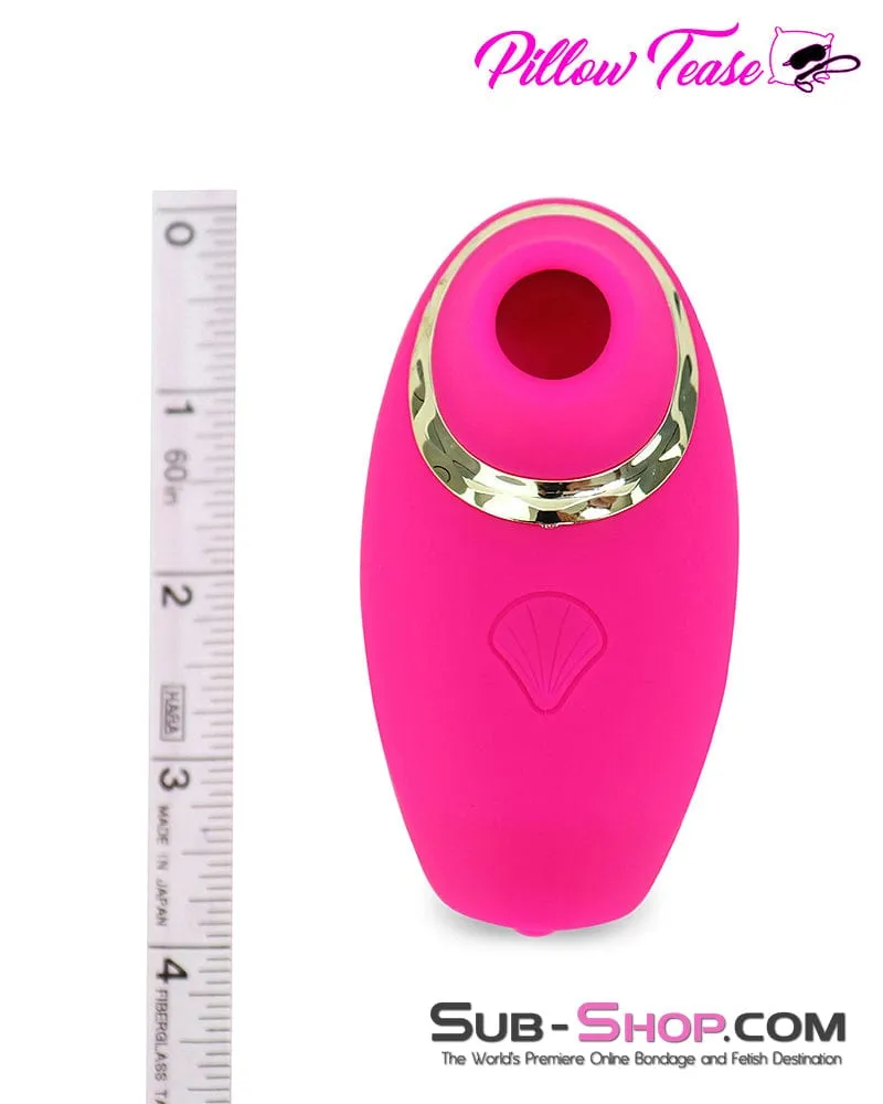 9940M      3 Function Sucking & Licking Waterproof Rechargeable Silicone Vibrator