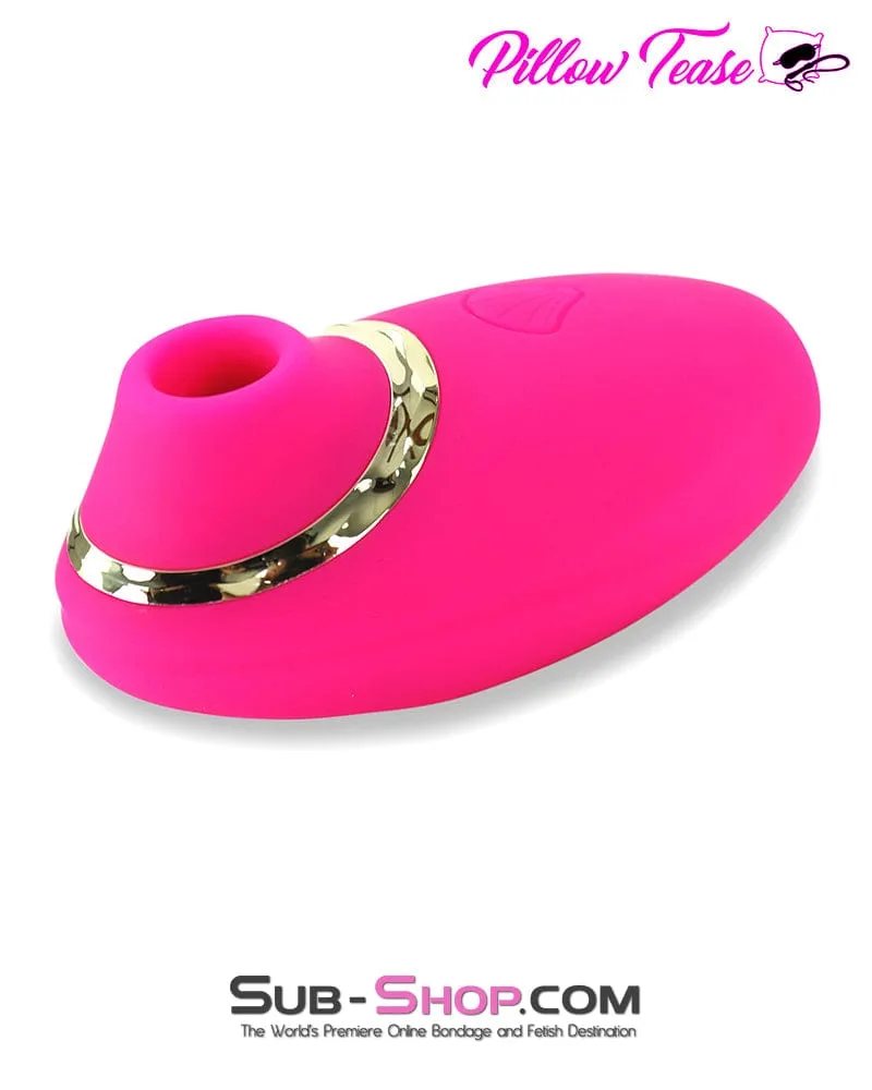 9940M      3 Function Sucking & Licking Waterproof Rechargeable Silicone Vibrator