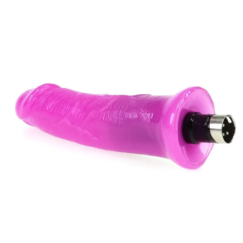 9944M-SIS      Sissy's 6.8 Purple Realistic Dildo Attachment for Sex Machine