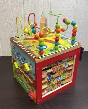 ALEX Jr. My Busy Farm Wooden Activity Cube