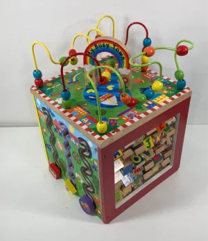 ALEX Jr. My Busy Town Wooden Activity Cube