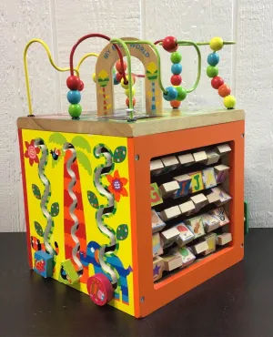 ALEX Jr. My Busy World Wooden Activity Cube