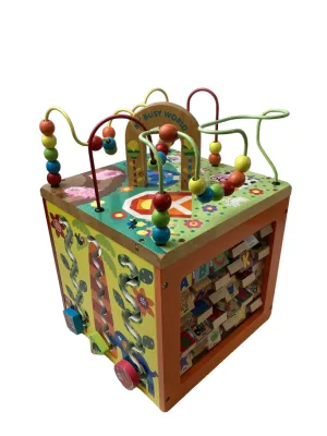 ALEX Jr. My Busy World Wooden Activity Cube