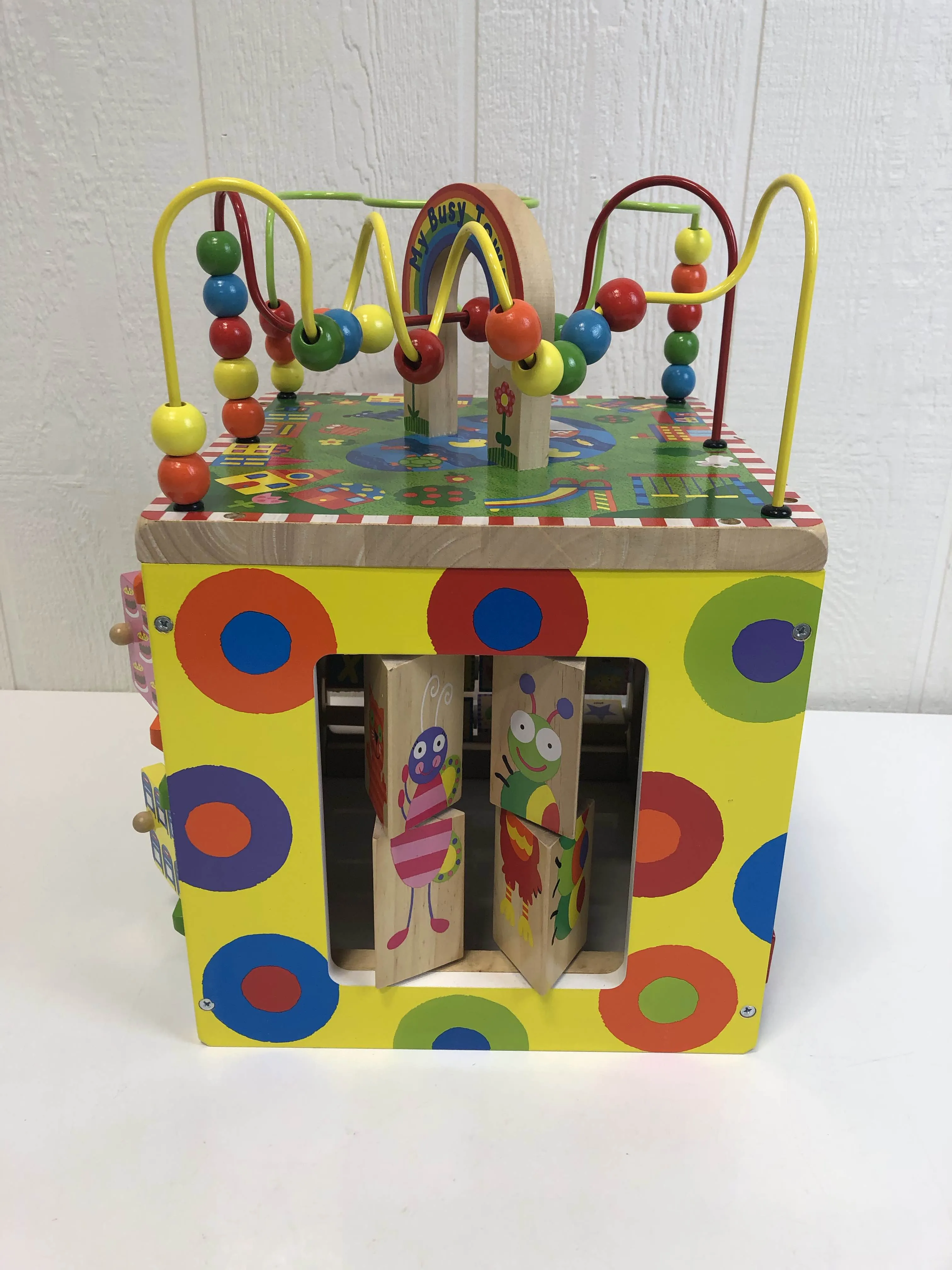 ALEX Toys Discover My Busy Town Wooden Activity Cube