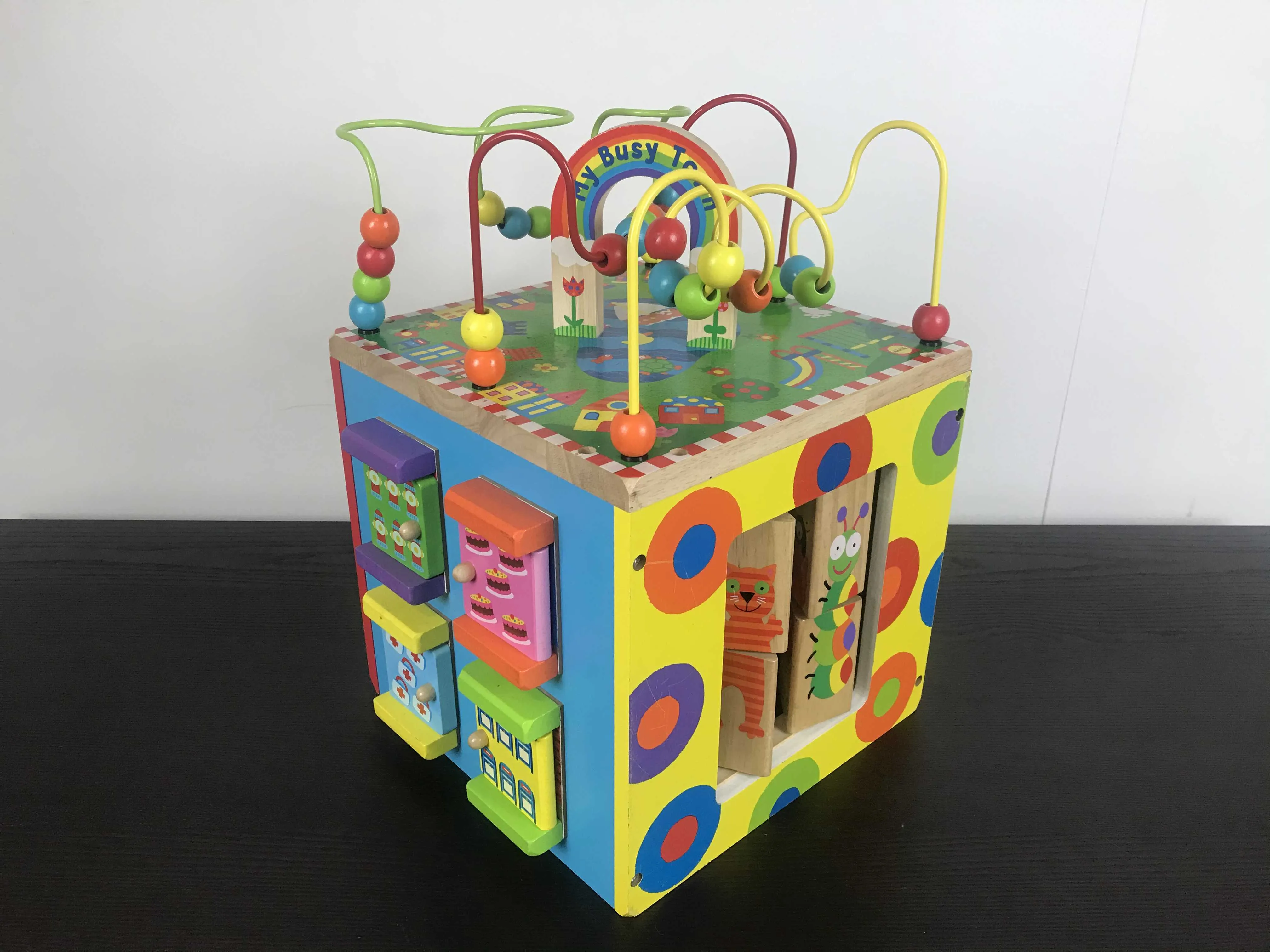 ALEX Toys Discover My Busy Town Wooden Activity Cube