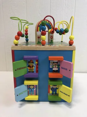ALEX Toys Discover My Busy Town Wooden Activity Cube