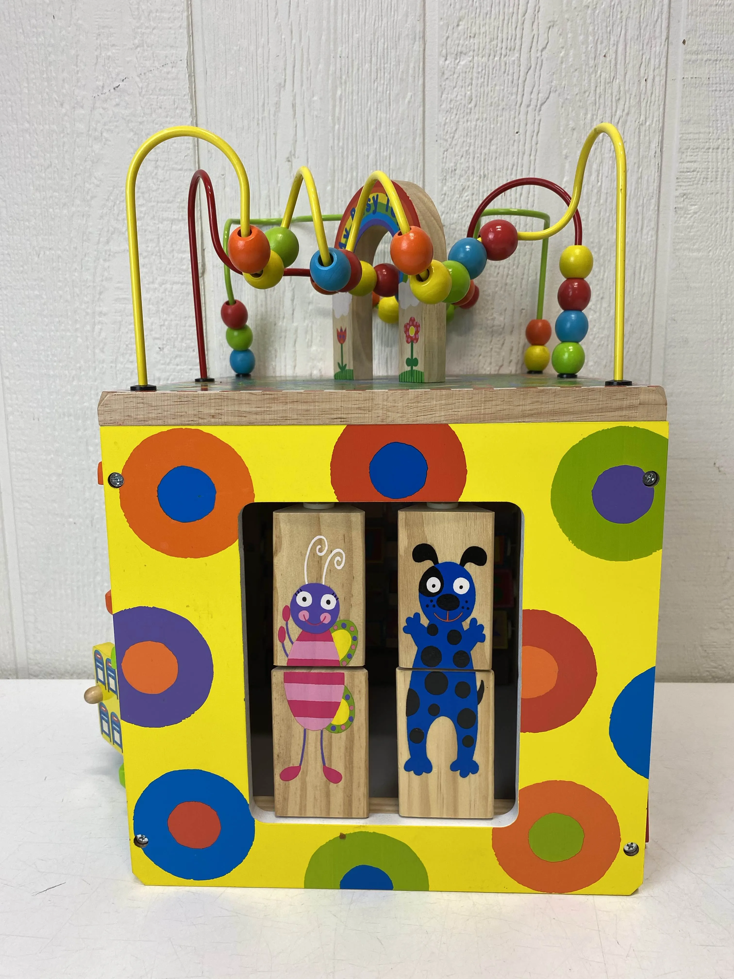 ALEX Toys Discover My Busy Town Wooden Activity Cube