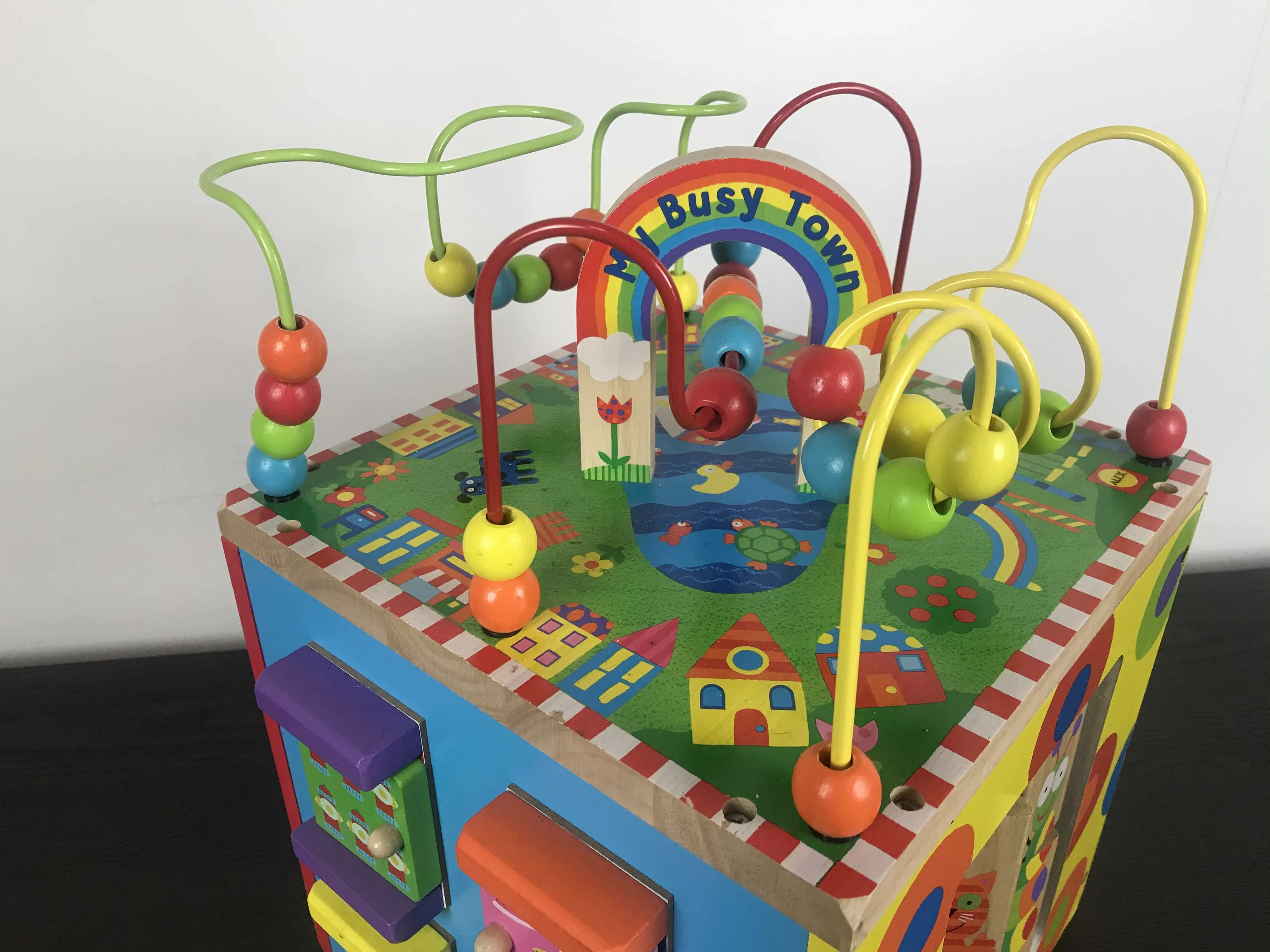 ALEX Toys Discover My Busy Town Wooden Activity Cube