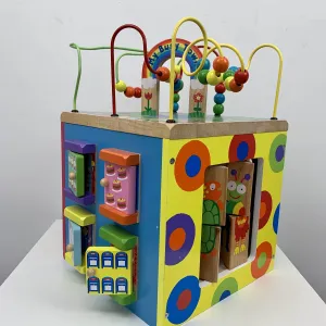 ALEX Toys Discover My Busy Town Wooden Activity Cube