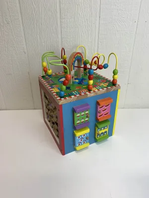 ALEX Toys Discover My Busy Town Wooden Activity Cube