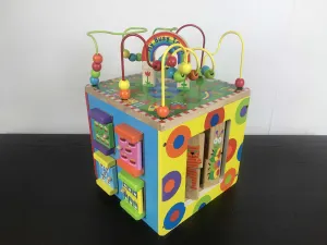 ALEX Toys Discover My Busy Town Wooden Activity Cube