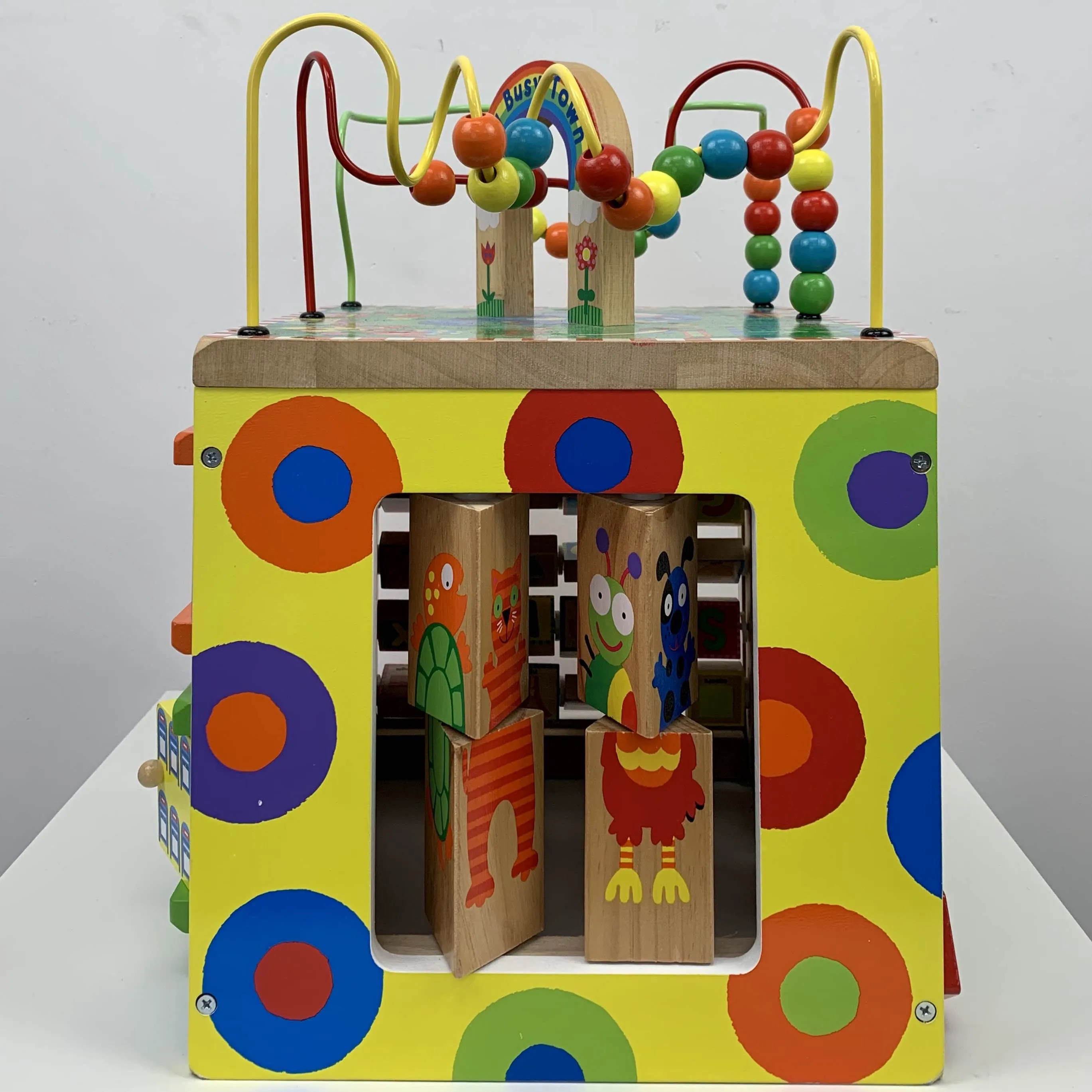 ALEX Toys Discover My Busy Town Wooden Activity Cube
