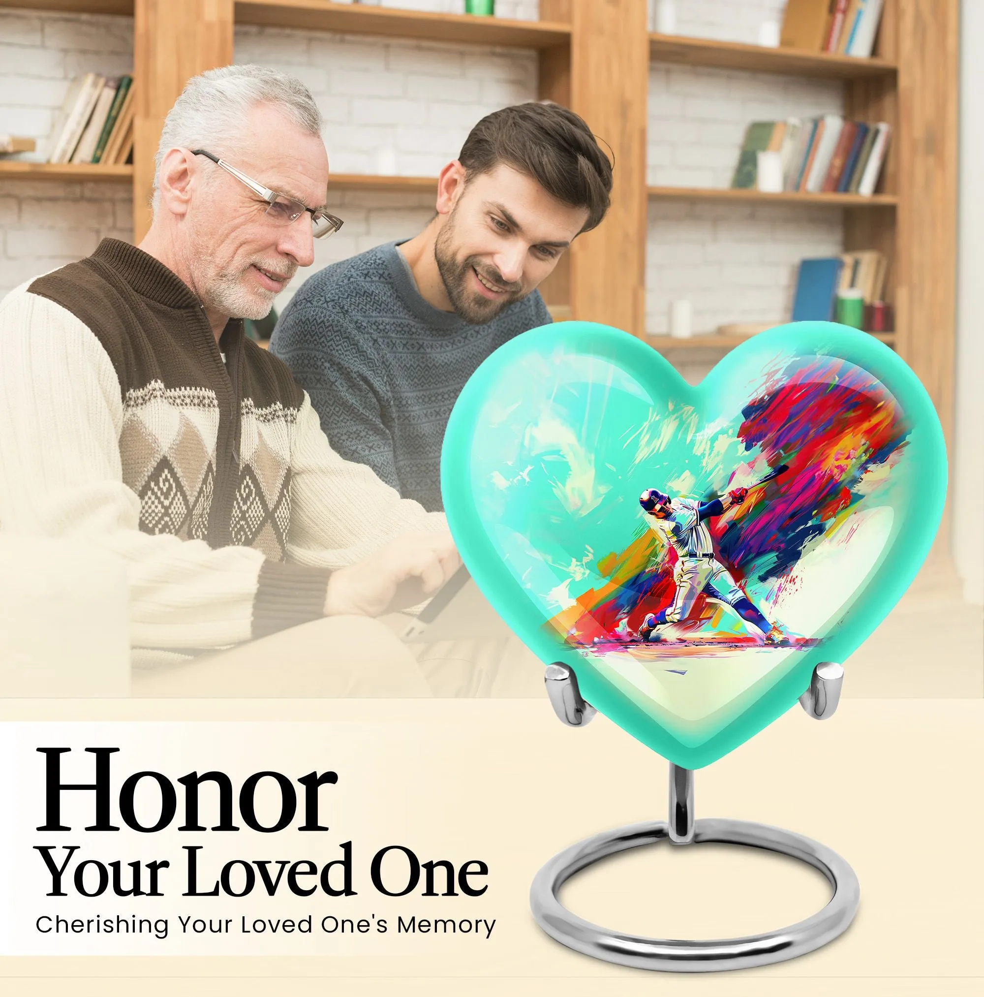 Baseball-inspired Eternal Rest Cremation Urn for Loved Ones